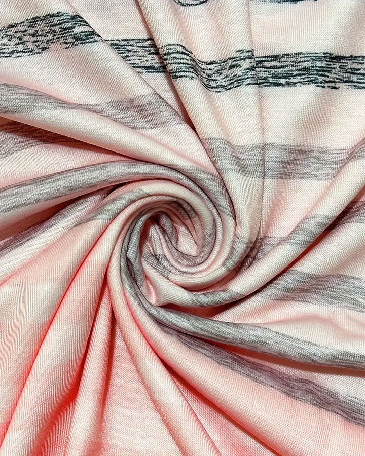 Striped Short Sleeve Round Neck T-Shirt