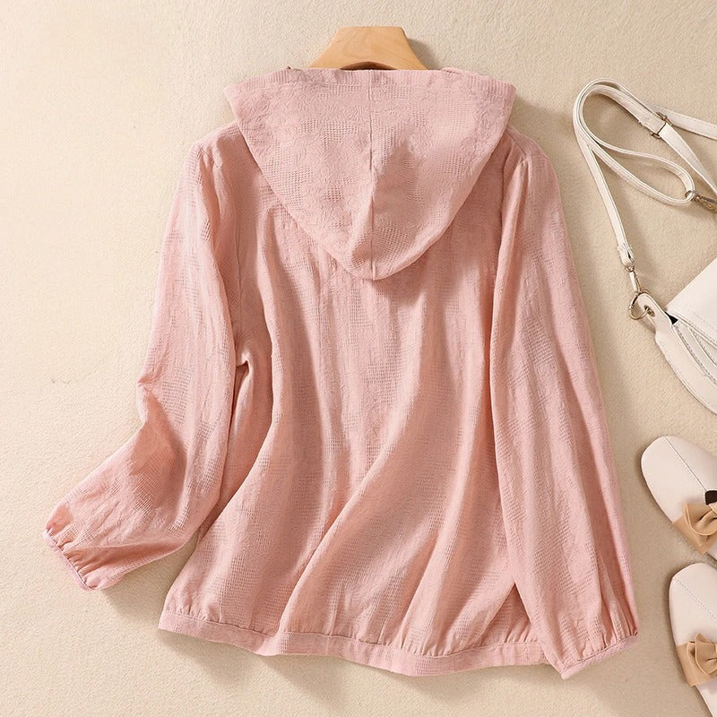 Tali - Lightweight Linen Hoodie