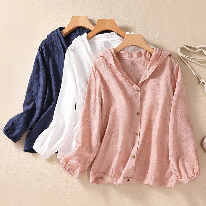 Tali - Lightweight Linen Hoodie