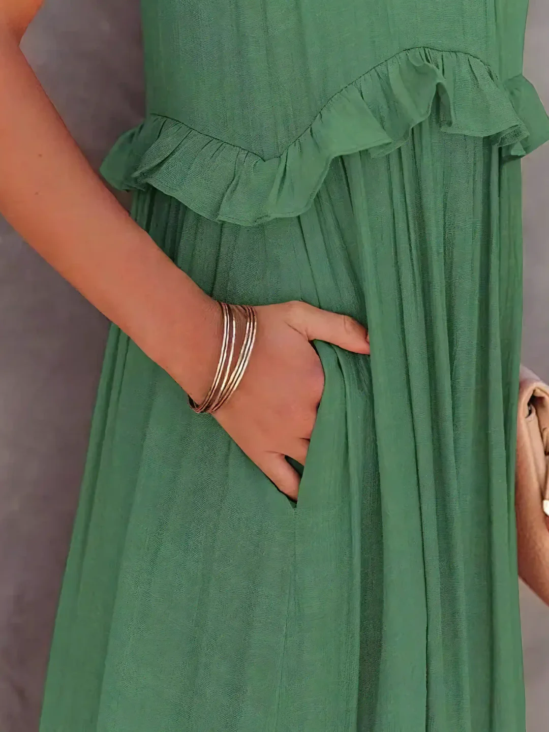 Iris | Ruffle Breeze Maxi Dress