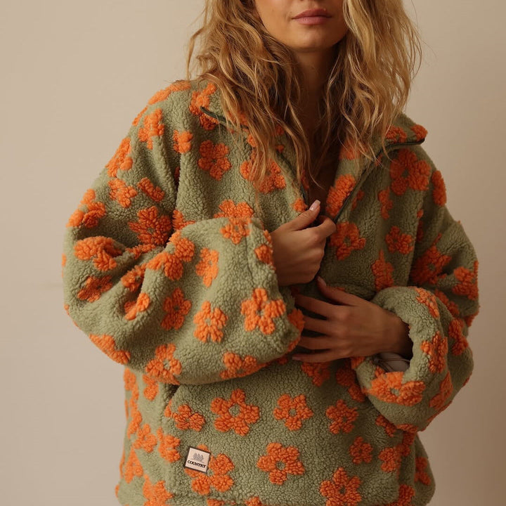 Léa Fleece in Soft Bloom