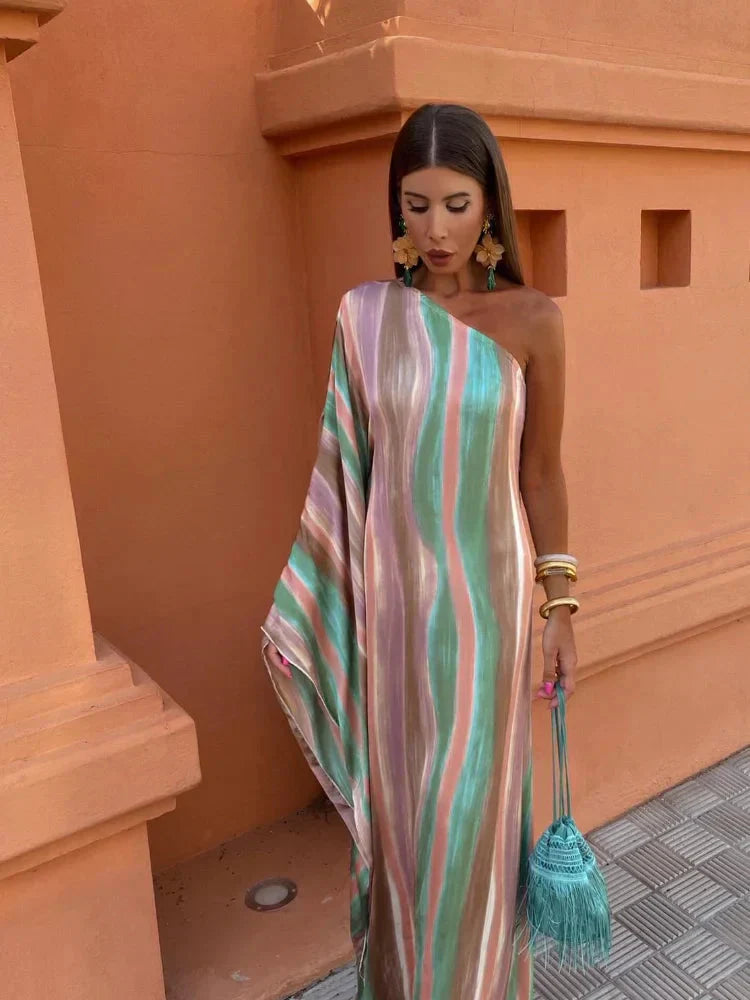 Lily™ | Asymmetrical Maxi Gown