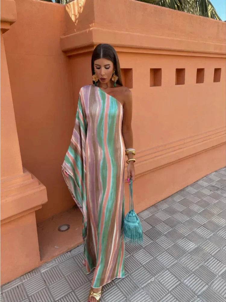 Lily™ | Asymmetrical Maxi Gown