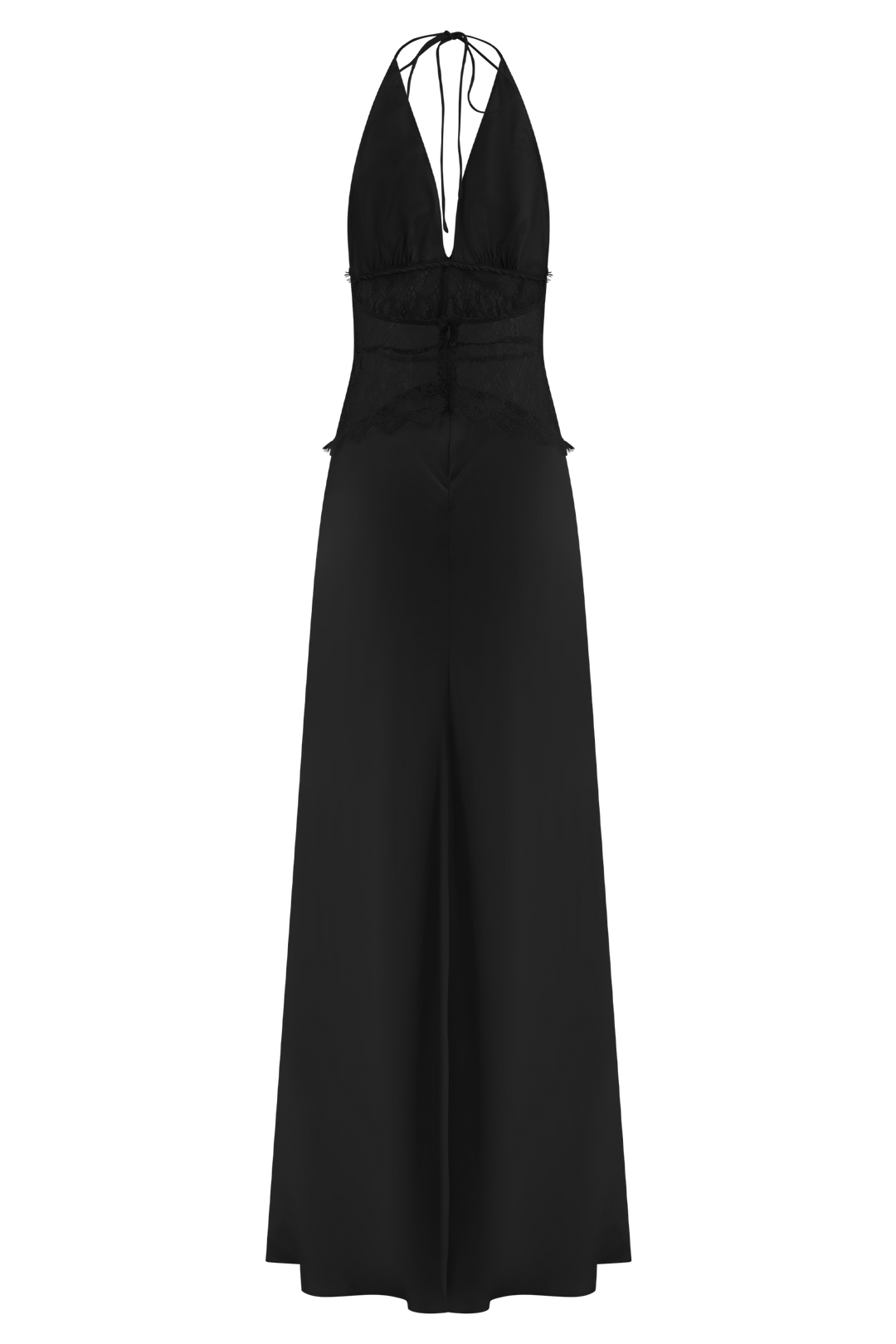 Black Lace and Satin Dresses
