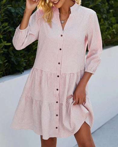 Natalia – Casual Button-Down Summer Dress