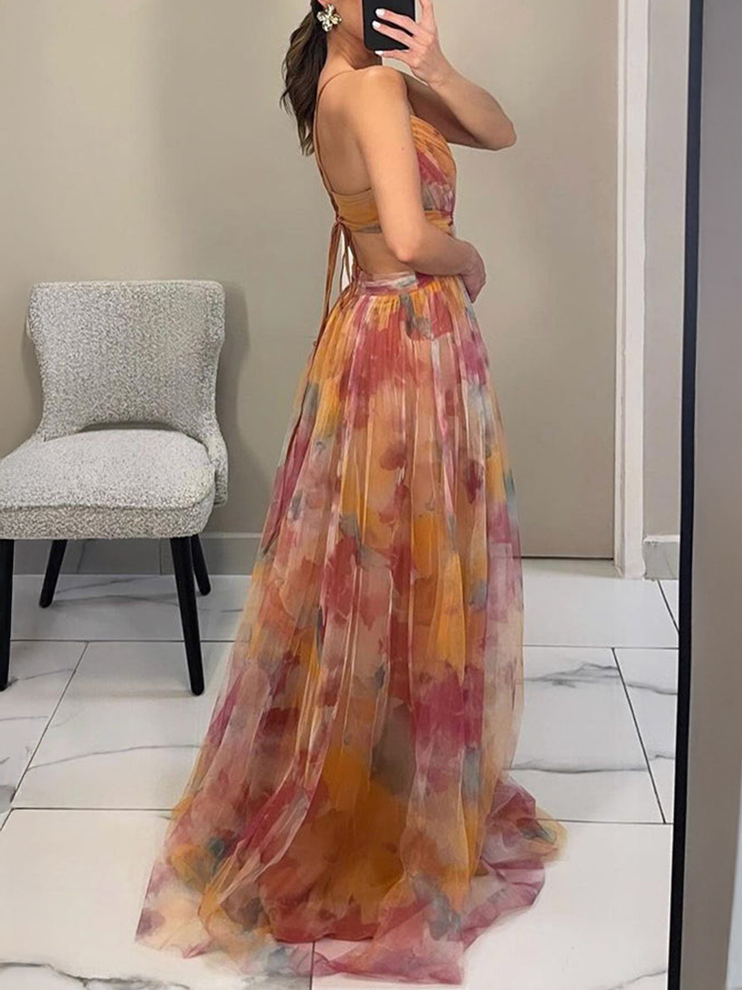 Isabelle – Enchanting Floral Maxi Dress