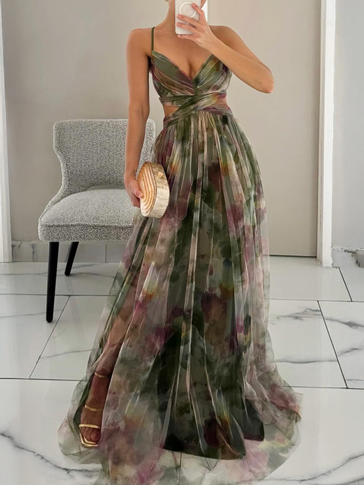 Isabelle – Enchanting Floral Maxi Dress