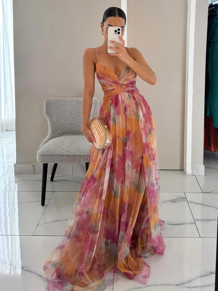 Isabelle – Enchanting Floral Maxi Dress