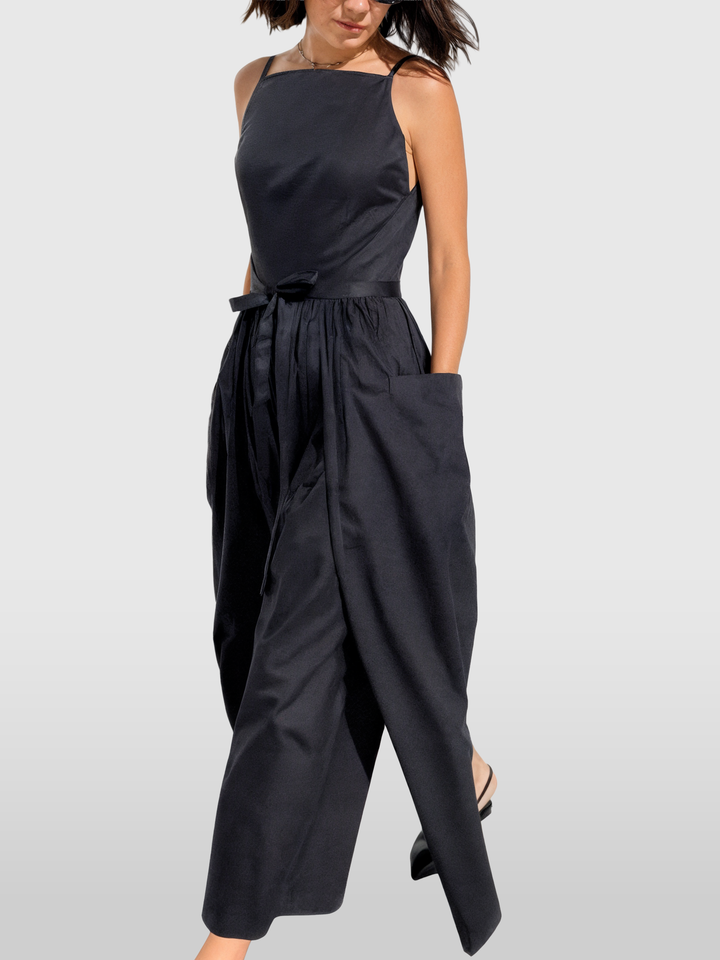 Lela | Flowing Summer Maxi Dress with Side Lace Details