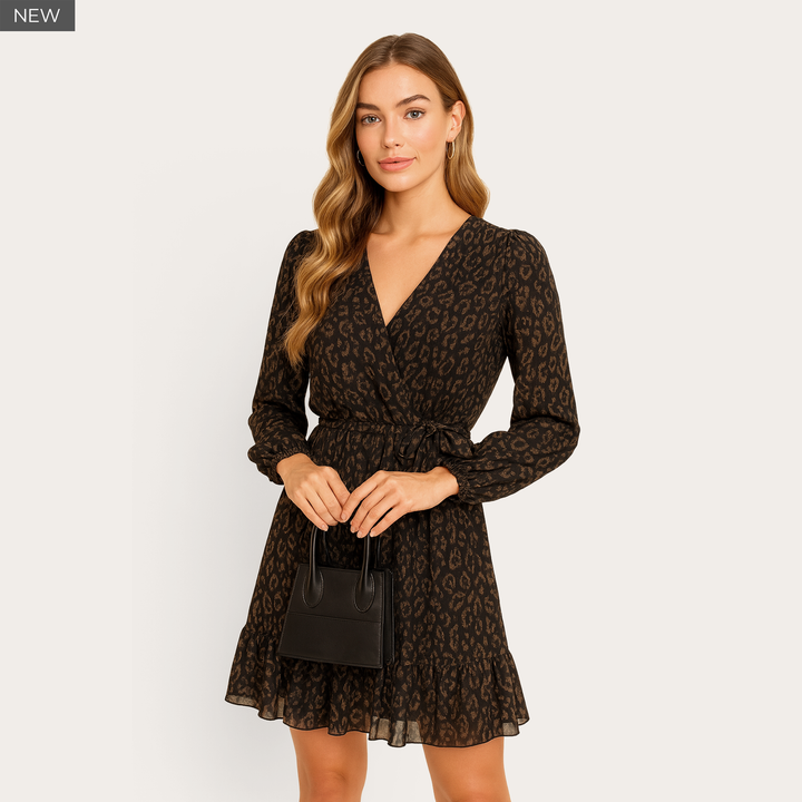 Autumn Leopard Dress