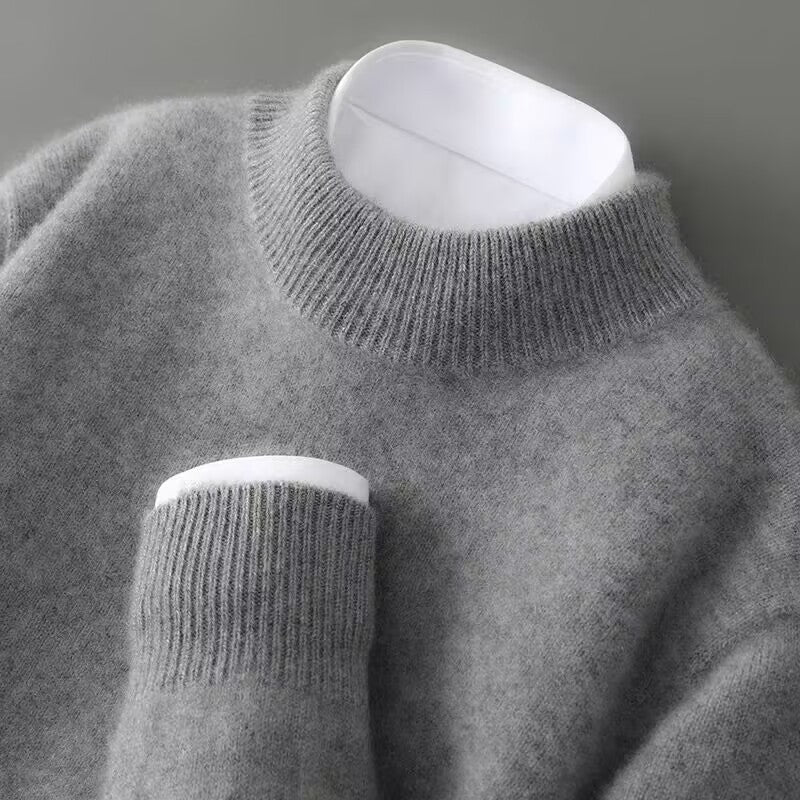 NOELLIA™ Cashmere Mock Neck Sweater