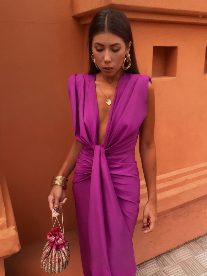 Mariah™ | Women's Long Pleated Dress