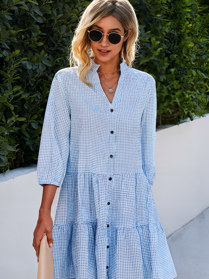 Natalia – Casual Button-Down Summer Dress