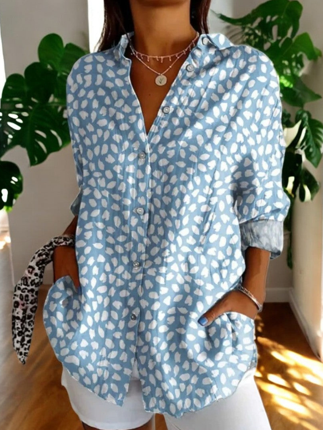 Nina | Vintage Floral Blouse