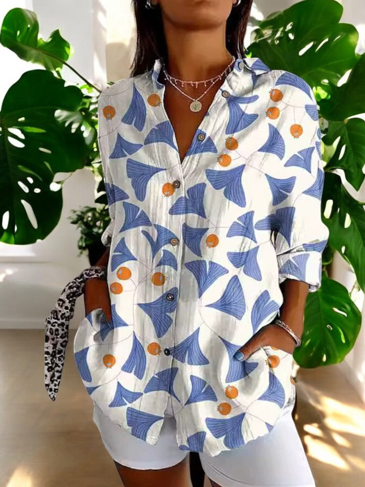 Nina | Vintage Floral Blouse