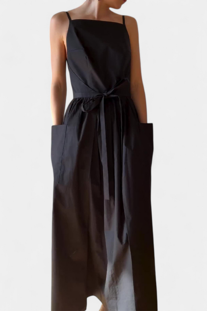 Lela | Flowing Summer Maxi Dress with Side Lace Details