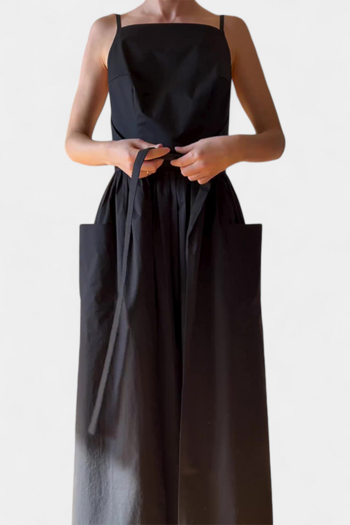 Lela | Flowing Summer Maxi Dress with Side Lace Details