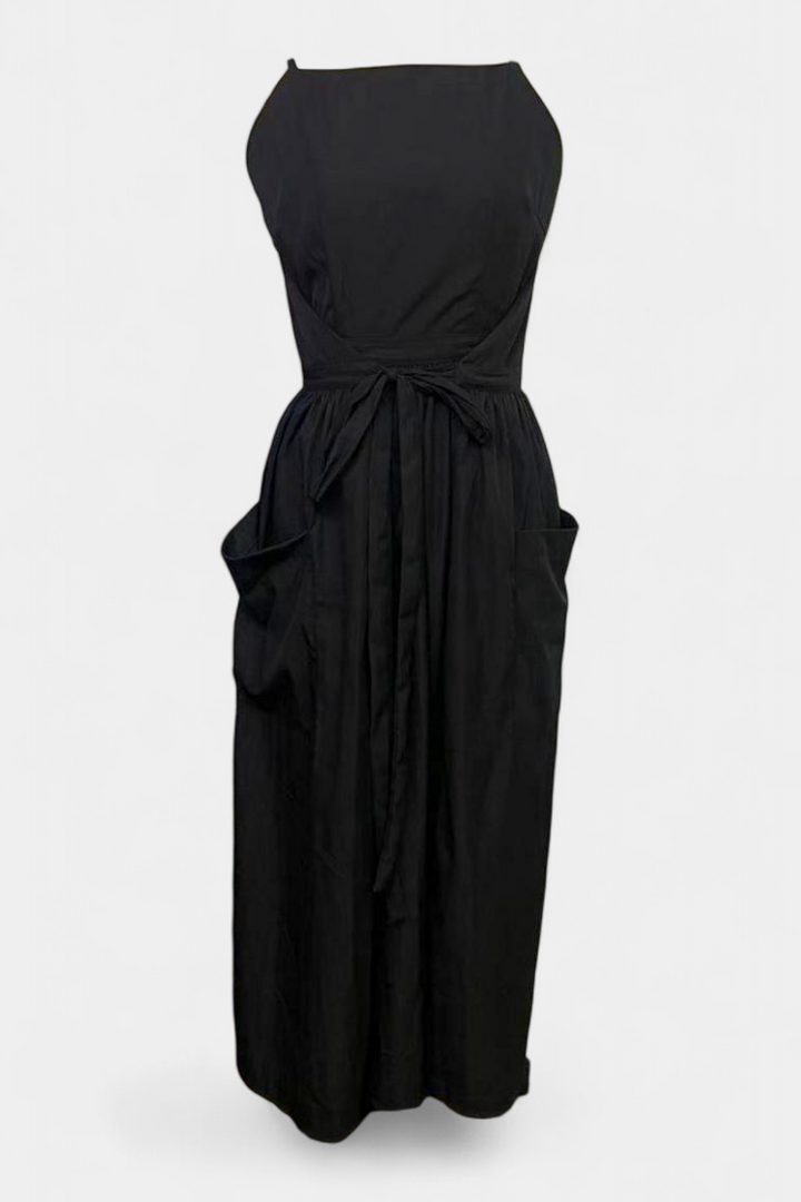 Lela | Flowing Summer Maxi Dress with Side Lace Details