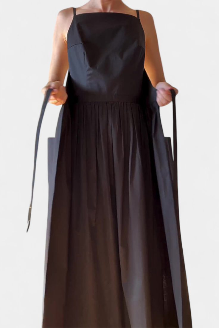 Lela | Flowing Summer Maxi Dress with Side Lace Details