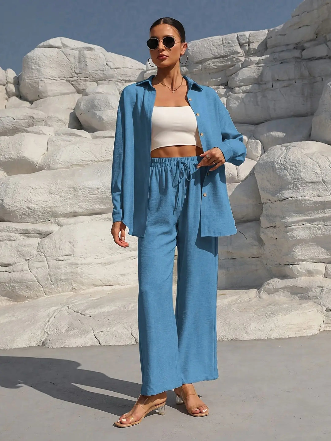 Coastal Chic Linen Set