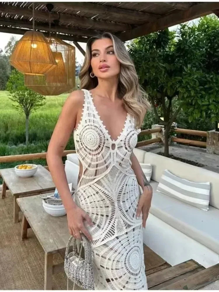 Liselotte™ V-Neck Maxi Dress