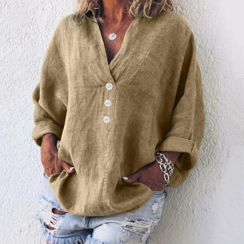 Milena - Casual Bohemian Blouse