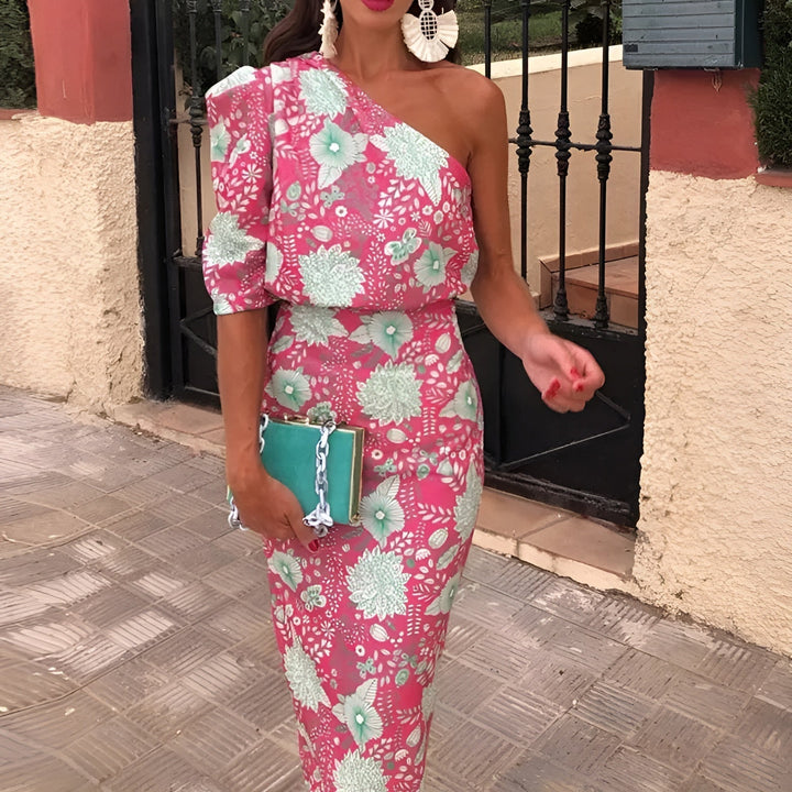 Émilie™ | Floral Print Maxi Dress