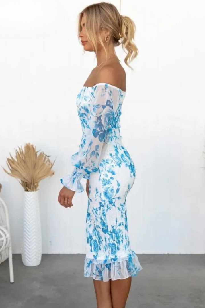 Ella | Satin Midi Dress