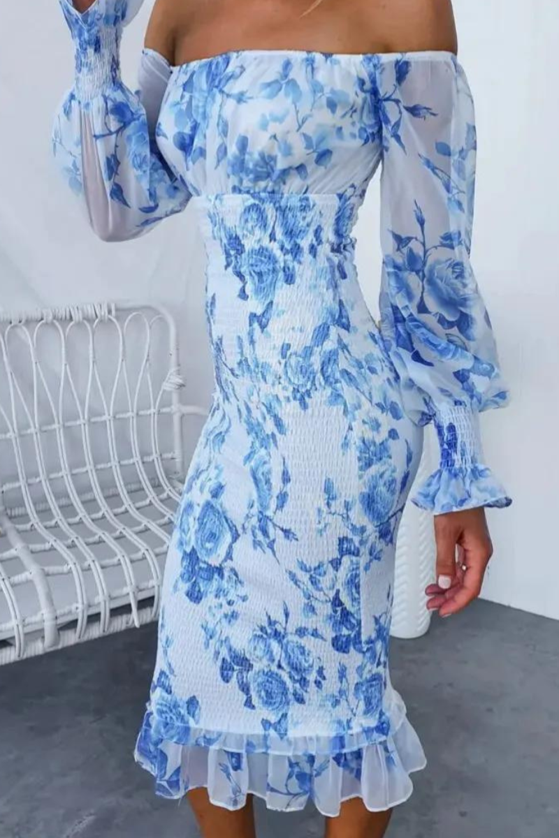 Ella | Satin Midi Dress