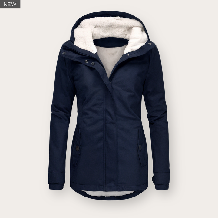 VELORA™ Waterproof Winter Jacket with Hood