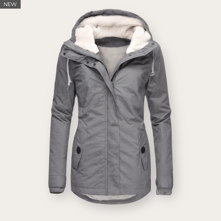 VELORA™ Waterproof Winter Jacket with Hood