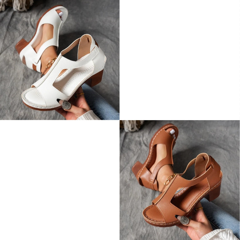 Trendy Women's Block Heel Orthopedic Sandals 2025