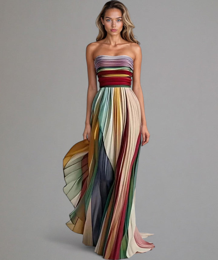 Luna | Sleeveless Dress in Colorful Style