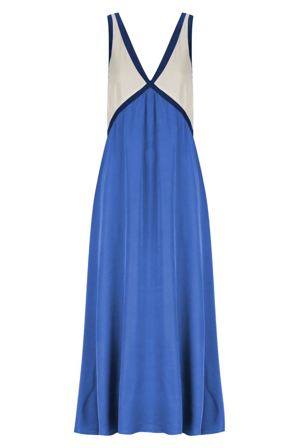 Agate | Midi Dress with V-Neck Suede Effect