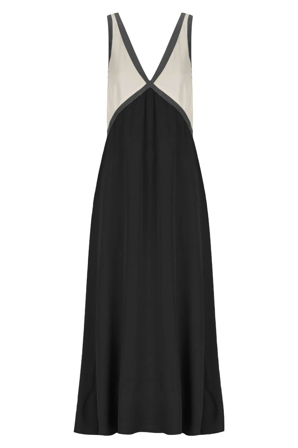Agate | Midi Dress with V-Neck Suede Effect